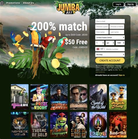 Jumba Bet Casino Bonus Codes .